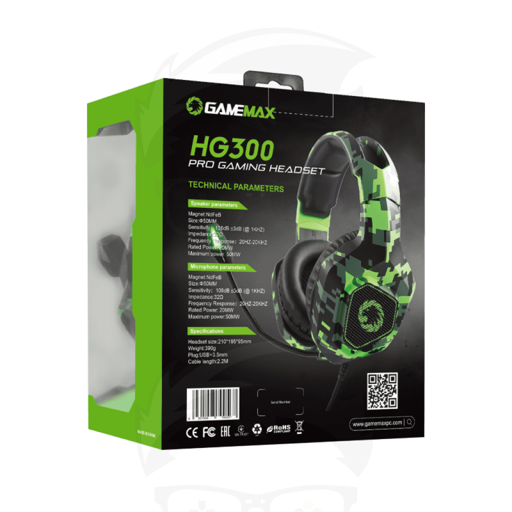 GAMEMAX HG300 GAMING HEADSET GAMEMAX HG300 GAMING HEADSET